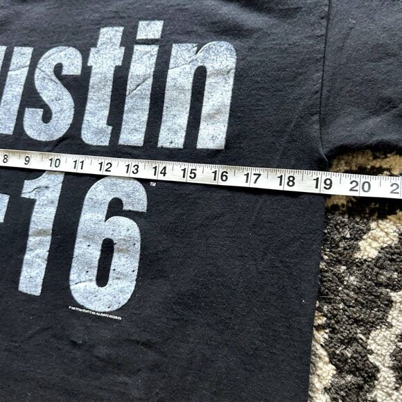 WWE WWF Stone cold Steve Austin 3:16 11th Commandment Graphic T-Shirt AAA Sz M - Picture 6 of 7